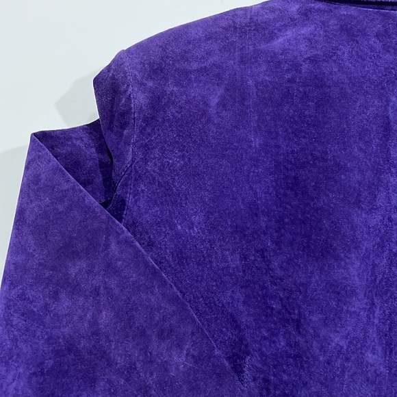 Revue - 16, purple/grape suede jacket - Picture 8 of 8
